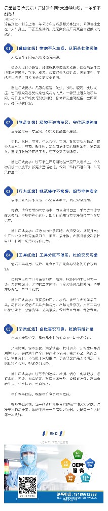 质量管理|大健康工厂洁净车间5大运维红线，一条都不能破！